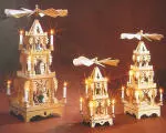 Laubsägearbeiten - Weihnachtspyramiden