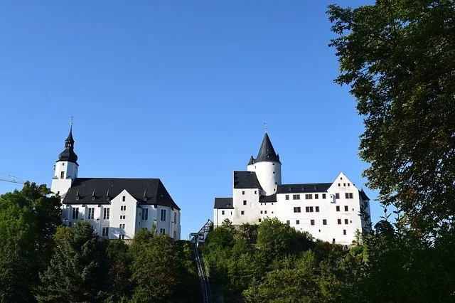 Impressionen Erzgebirge Kirche und Schloss Schwarzenberg